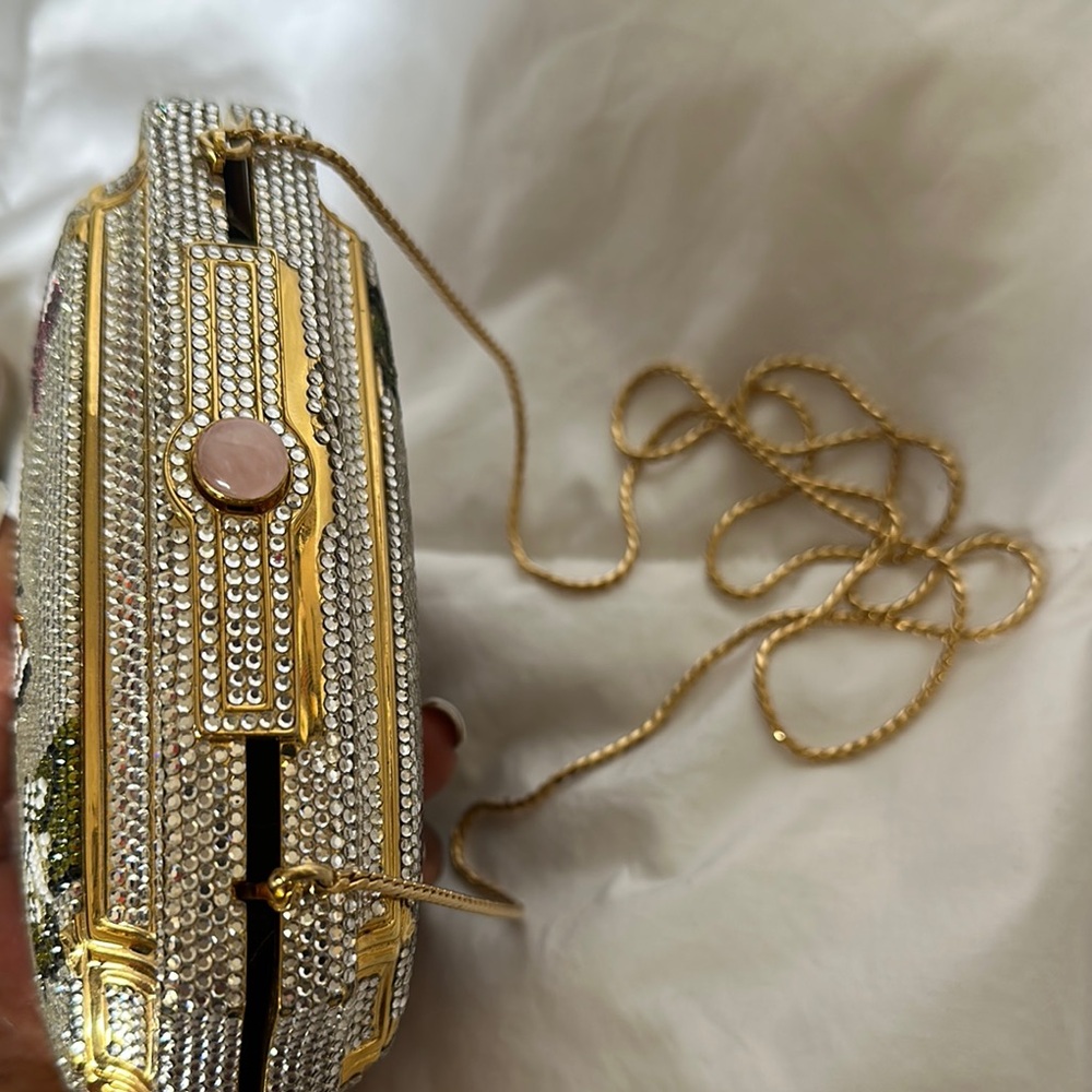 Judith Leiber Gold Butterfly Clutch - Picture 4 of 5